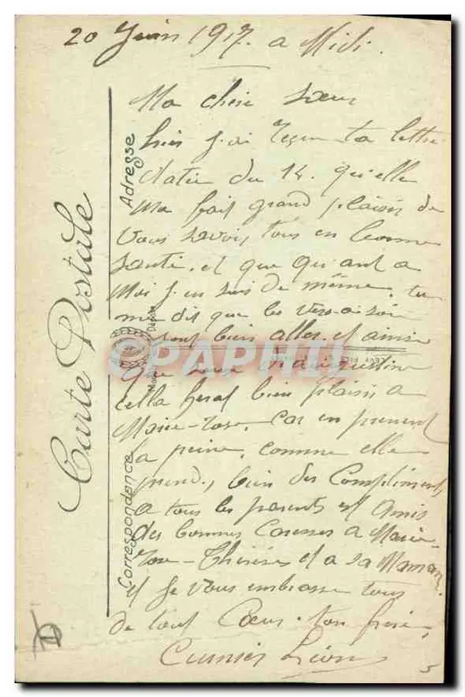 Vie-Thann — L'Église — Abside. Édition N. Girod - Rückseite