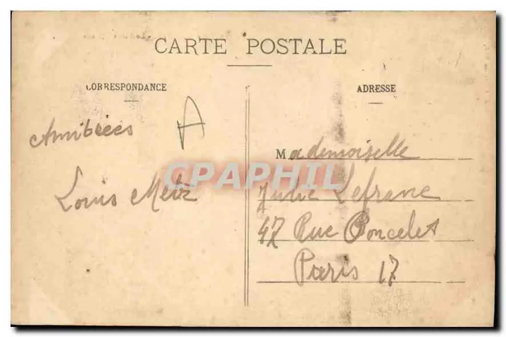 Dieppe - O Velho Castelo — Coleção R. F. — n°4 - Verso