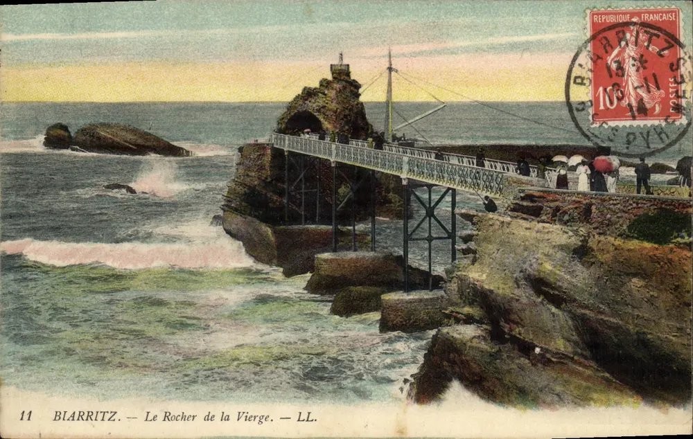 Biarritz — Rocha da Virgem — LL. n°11 - Frente