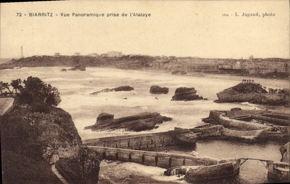 Biarritz - Panoramablick vom Atalaye — Ida - L. Jugand, Foto - Vorderseite