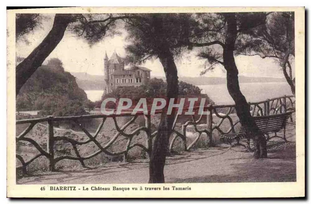 Biarritz - O Castelo Basco visto através dos Tamaris — n°46 - Frente