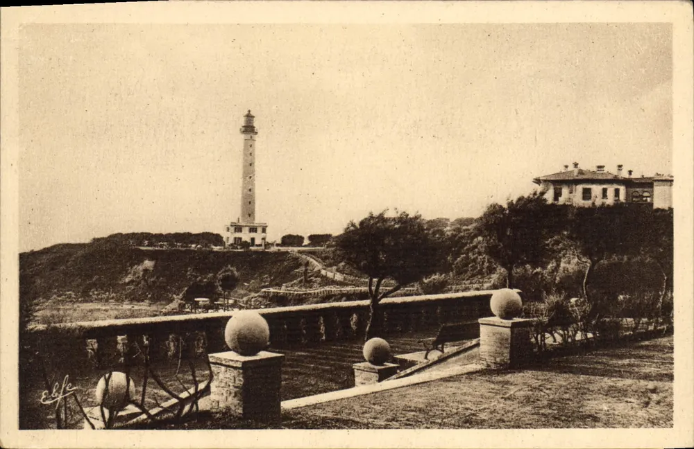 Leuchtturm von Biarritz — Panoramablick — Verleger Labouchère, Nr. 1249 - Vorderseite