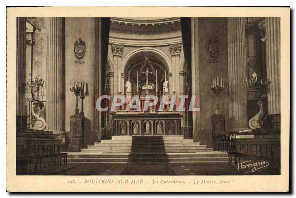 Boulogne-sur-Mer — Die Kathedrale — Der Hauptaltar - Vorderseite