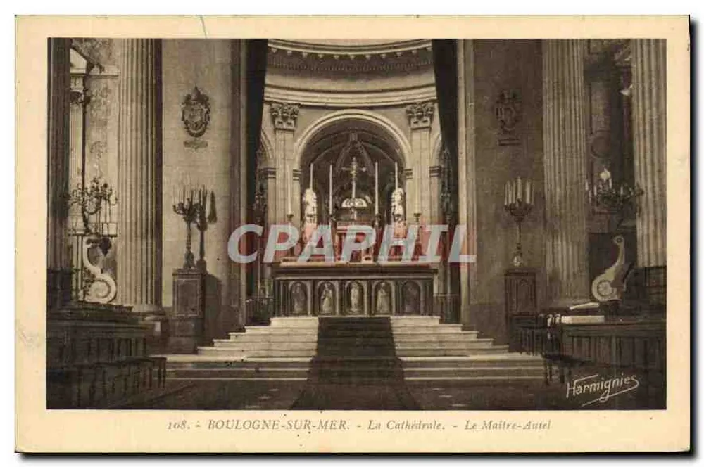 Boulogne-sur-Mer - Die Kathedrale - Der Hauptaltar - Vorderseite