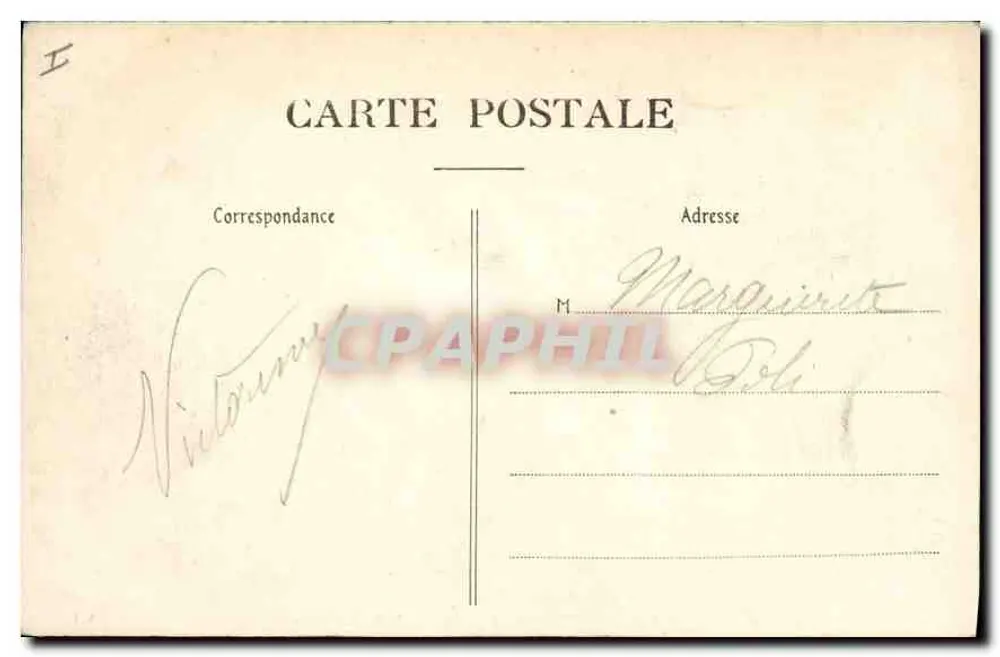 Boulogne-sur-Mer — Tempête — Éditeur Stév-nard, n° S. 615 - Verso