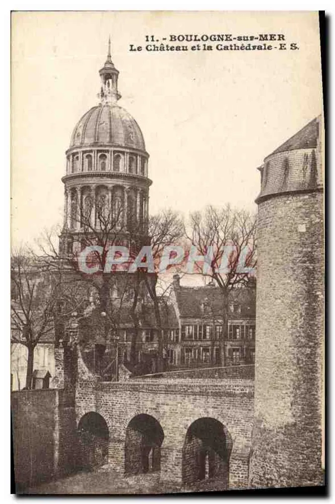Boulogne-sur-Mer — Das Schloss und die Kathedrale - E.S. — Stevenard, Verlag - Vorderseite