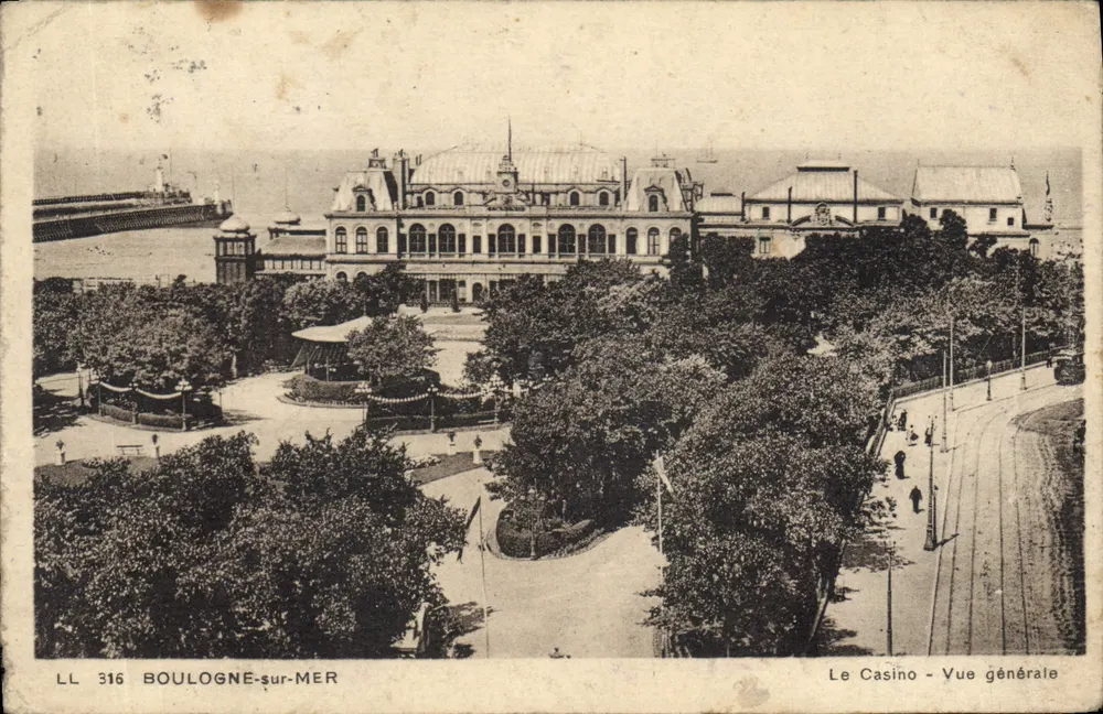 Boulogne-sur-Mer — Das Casino — Allgemeine Ansicht — LL 316 - Vorderseite