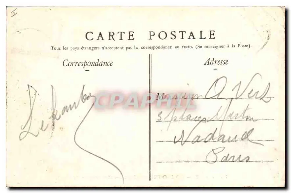 Boulogne-sur-Mer — Une vague de fond — Stévenard, Boulogne-s.-Mer, n°52 - Rückseite