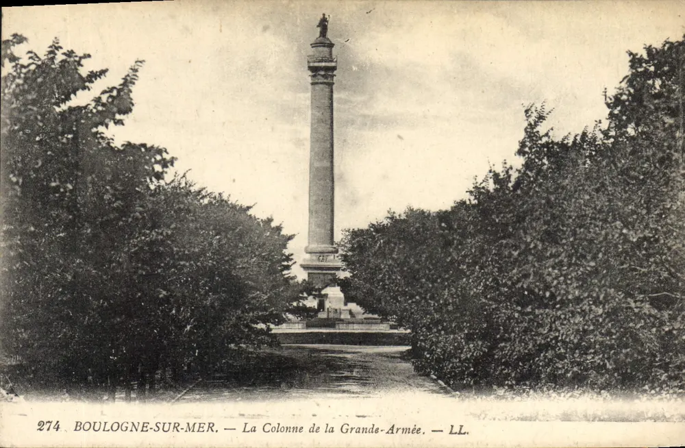 Boulogne-sur-Mer — Die Säule der Grande Armée — LL. N° 274 - Vorderseite