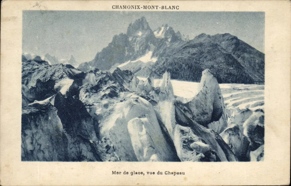 Chamonix-Mont-Blanc — Mer de glace, Ansicht vom Chapeau — G. Tairrau, phot. <éditeur> - Vorderseite