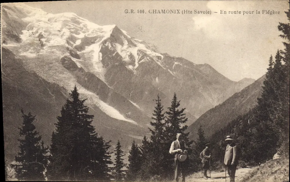 Chamonix (Haute-Savoie) — Auf dem Weg nach la Flégère — Verlag Savonnerie - Vorderseite