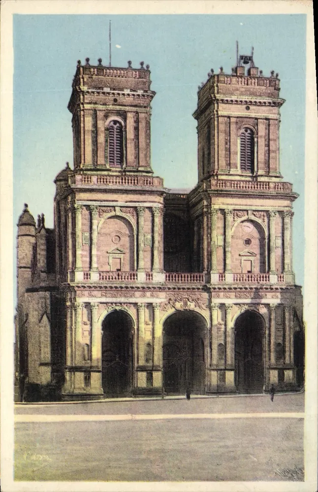 Auch (Gers) — Basílica de Santa Maria (1485-1675) — Editor: Corbier & Maccon - Frente