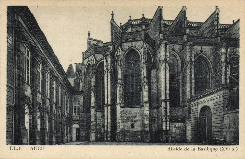 Auch — Abside da Basílica (século XV) — LL.11 - Frente