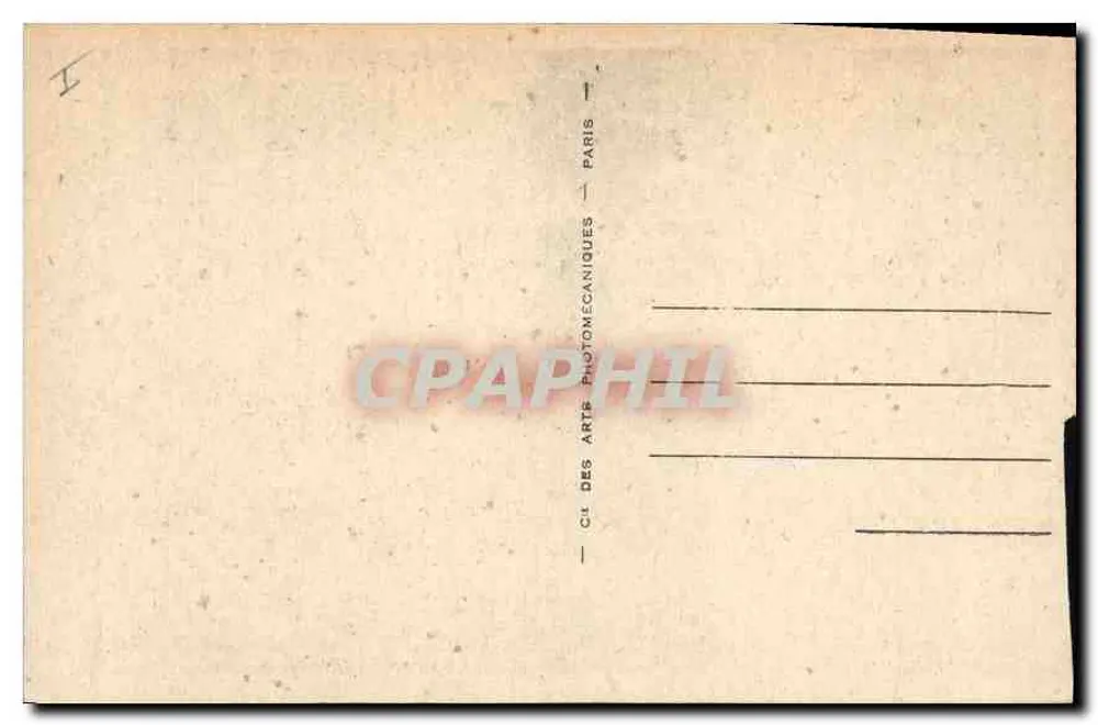 Auch — Escaliers et la Cathédrale — CI DES ARTES PHOTOMECHANIQUES - Verso