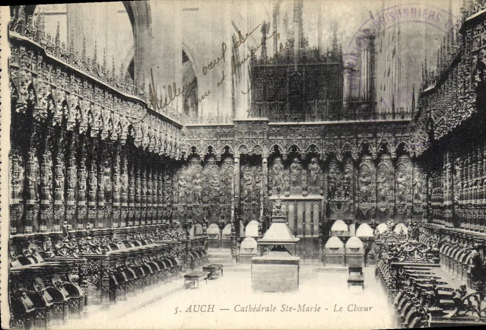 Auch — Catedral de Santa Maria — O Coro - Frente