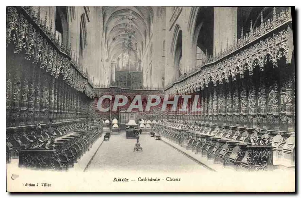 Auch — Catedral — Cúpula — edição J. Villet - Frente