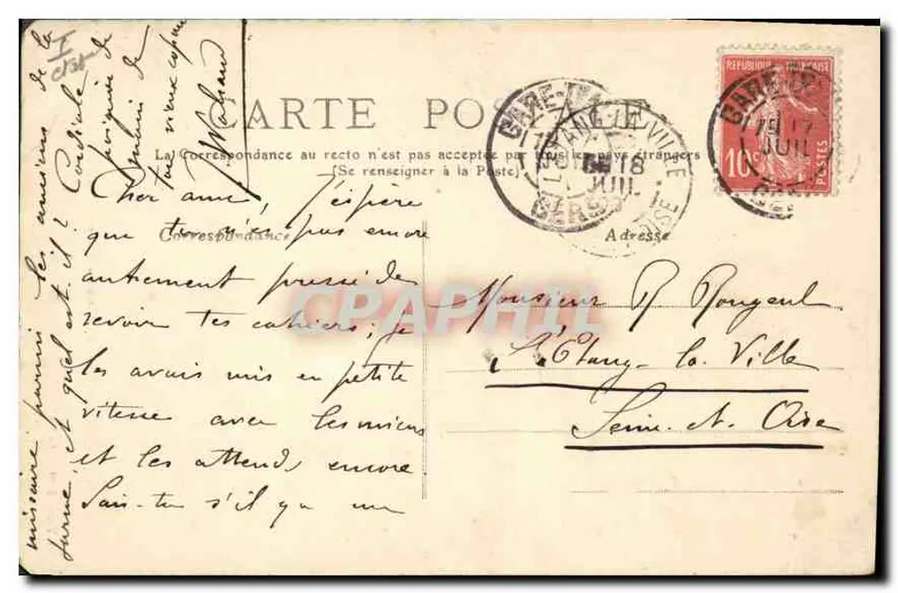 Auch (Gers) — Kathedrale, Farbglasfenster — Kapelle des Heiligen Sakraments — J. Tapie, Foto-Verlag, Auch - Rückseite
