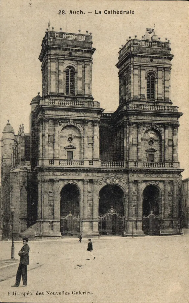 Auch — A Catedral — Edit. espec. das Novas Galerias, n°28 - Frente