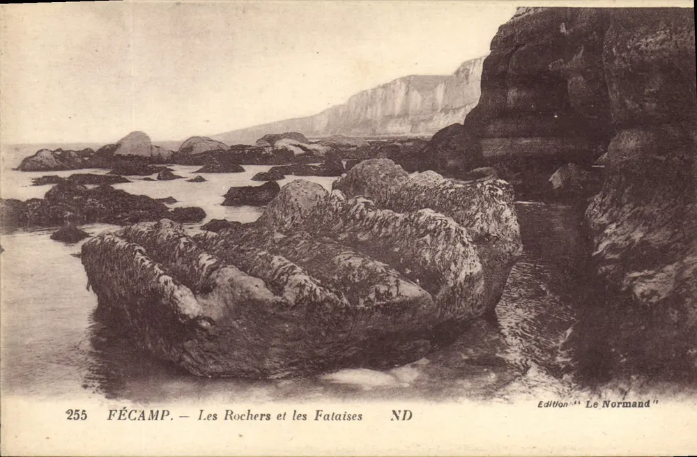 FÉCAMP — Die Felsen und die Fataises — Edition 'Le Normand' - Vorderseite