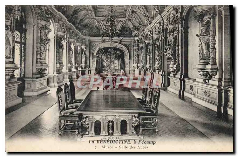 La BÉNÉDICTINE, in Fécamp — Museum - Saal der Abtei — Nr. 7 - Vorderseite