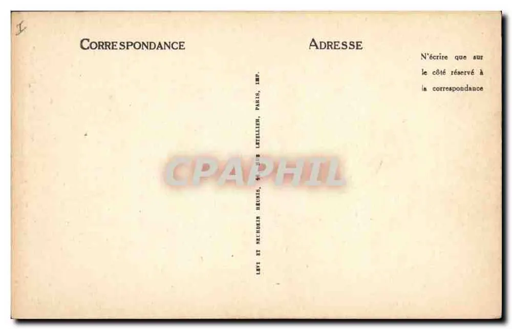 Le Havre — Durante a tempestade — Edição especial 'Aux Touristes' — n°727 - Verso