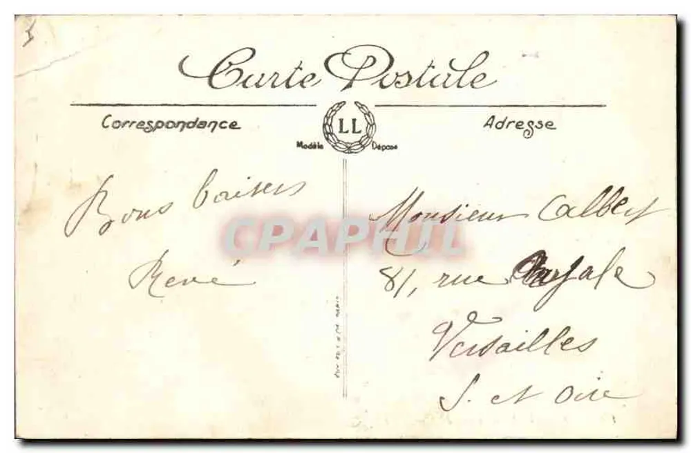 Le Havre — Efeito do Mar — LL. — N° 166 - Verso