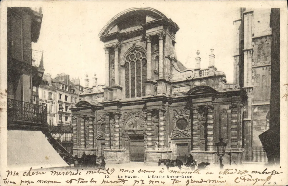 Le Havre — La Iglesia de Nuestra Señora — N.G. — N°12 - Anverso
