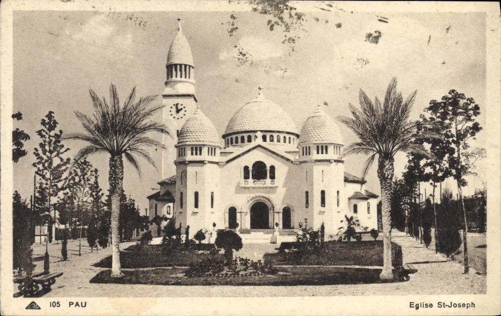Igreja de São José — Pau — editor ALC, n° 105 - Frente