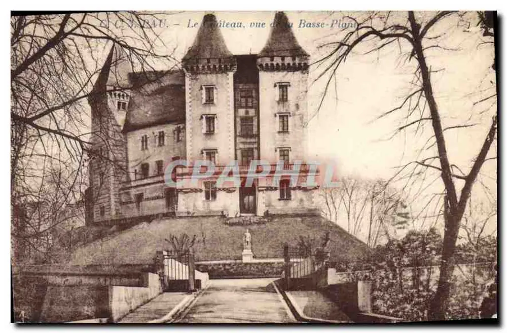 Clichy-sur-Loire — Het Kasteel, uitzicht vanaf de Basse-Plaine — Carrache, uitgever Pau - Voorkant
