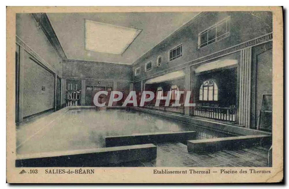 SALIES-de-BÉARN — Thermalbad — Thermalbecken — n°103 - Vorderseite