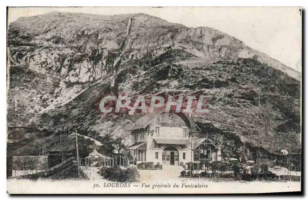 Lourdes — Vista geral do Funicular — editor não identificado, n° 30 - Frente