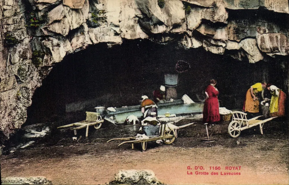 A Gruta das Layeuses — Royat — G. D'O. 1156 - Frente