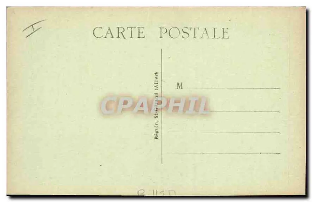 Royat-les-Bains — Die Kirche und die Fontäne — Idéal - Rückseite