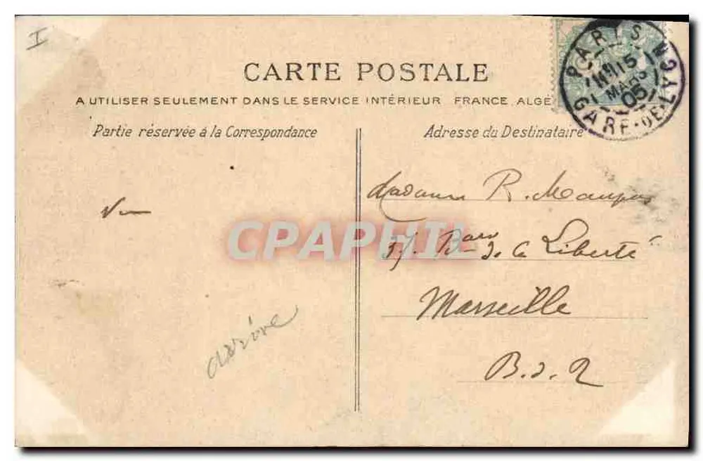 Rouen - Die drei Portale — Die Kirche — Verlag La C.P.A. Nr. 2224 - Rückseite