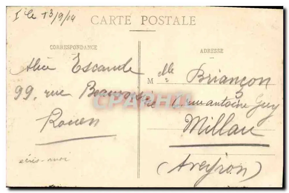 A Catedral de ROUEN - Conjunto — C.V. - 139 - Verso