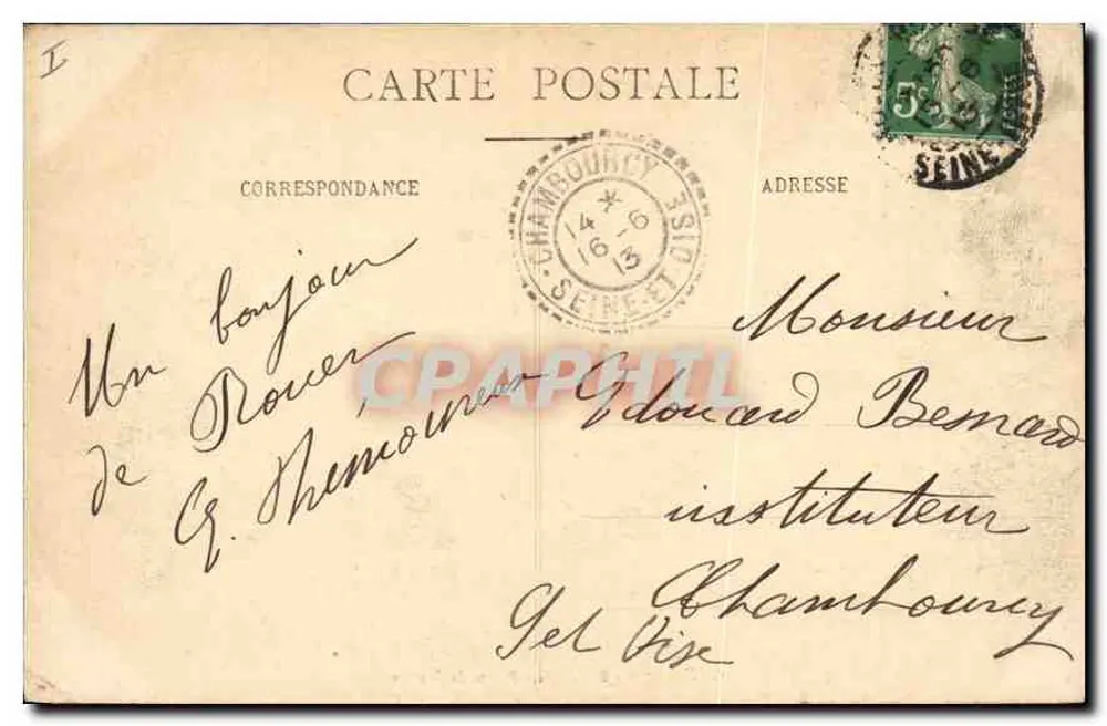 Rouen — Palácio de Justiça — G. V. - 274 - Verso