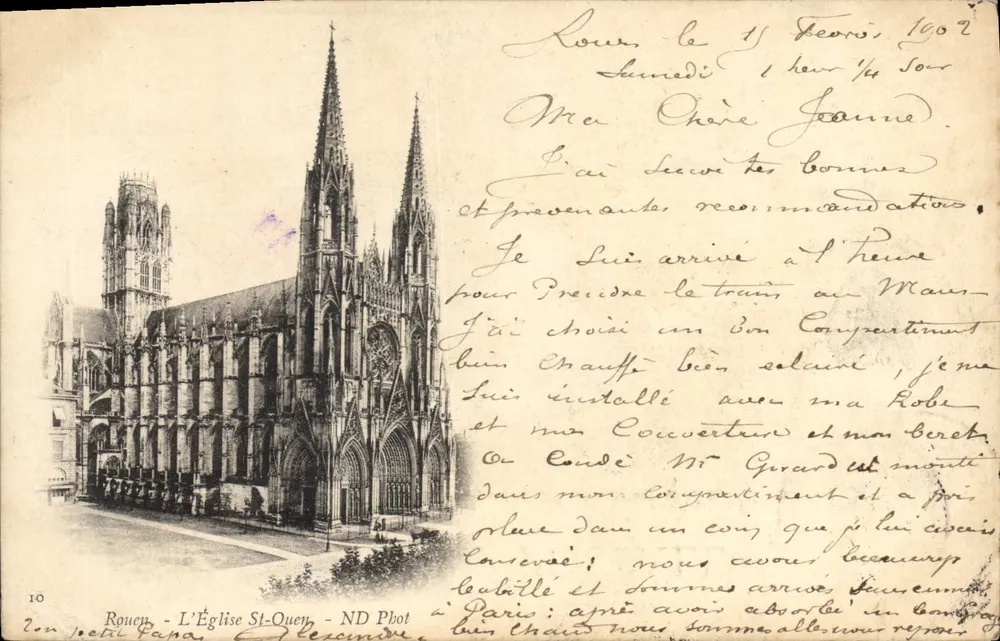 Rouen - A Igreja de São Quêntimo — ND Phot, n°10 - Frente