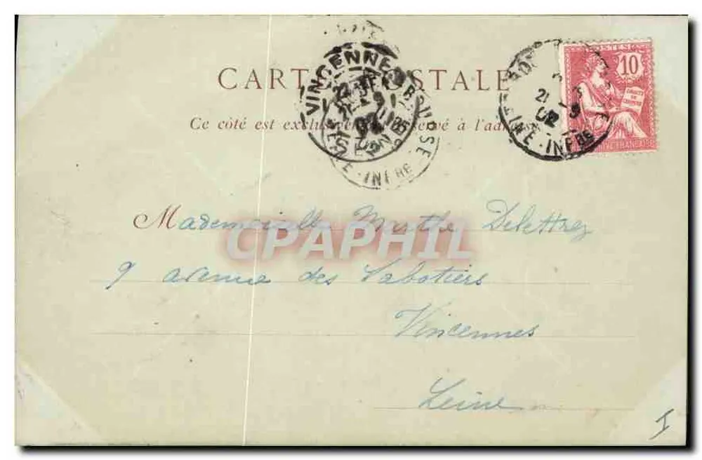Rouen — Het Paleis van Justitie — ND Phot - Achterkant