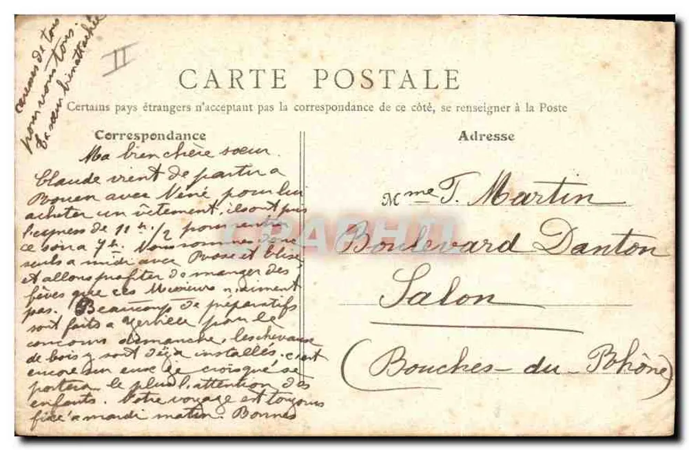 Rouen — El Jardín de las Plantas — N.G., Rouen - Reverso
