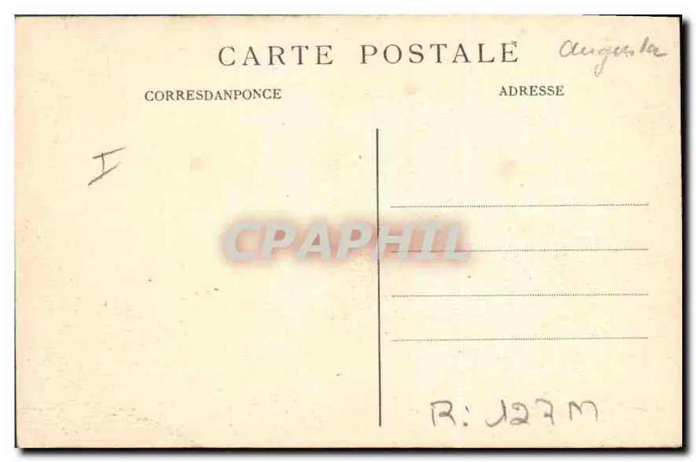 Biarritz — Effekt einer Welle an der Digue du Rocher de la Vierge — Nr. 68 - Rückseite