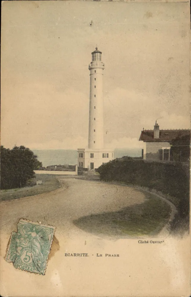 Biarritz - O Farol — Cliché Ouvrar - Frente