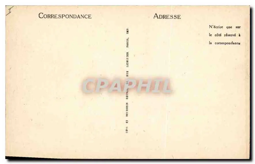 Biarritz — A Loge do Teatro — LL - Verso