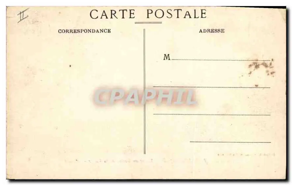 Biarritz pittoresk — Welle am Felsen der Jungfrau — Ausgabe A. Simons, Nr. 100 - Rückseite