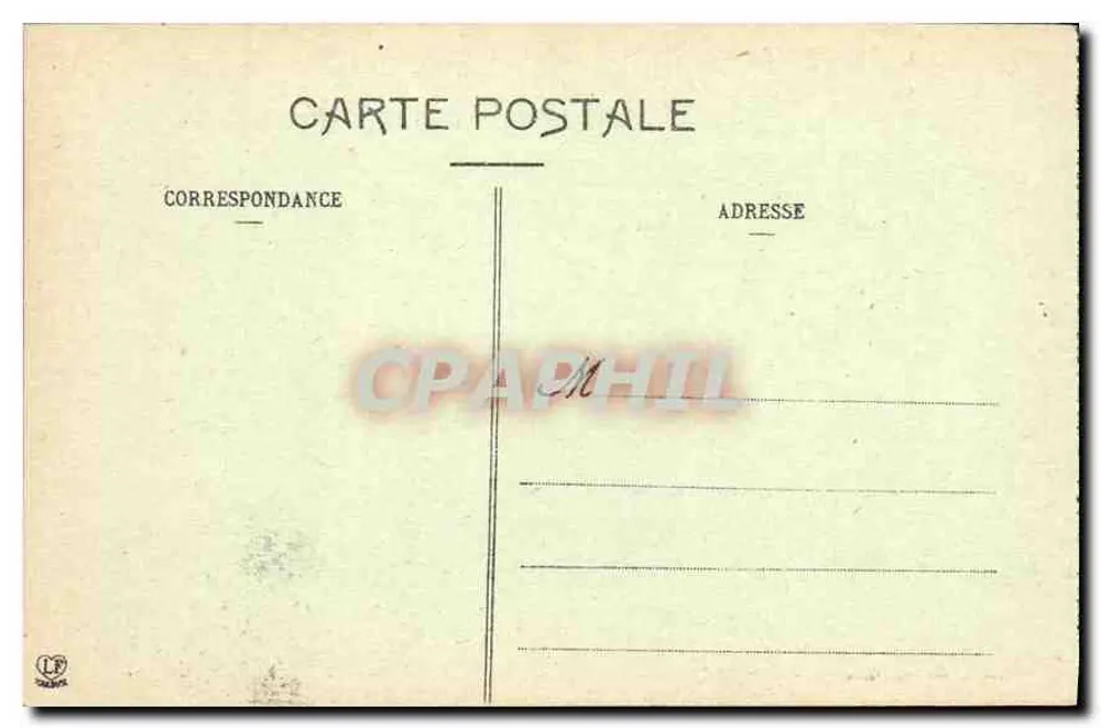 Pau - Die Abwärtsstrecke der Gane und der Boulevard des Pyrénées — Phototype Labarre Péluel-Trolleux, n°77 - Rückseite