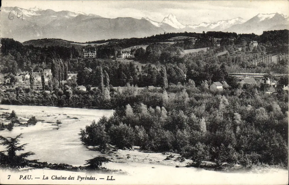 Pau — La Catena dei Pirenei — LL. - Recto