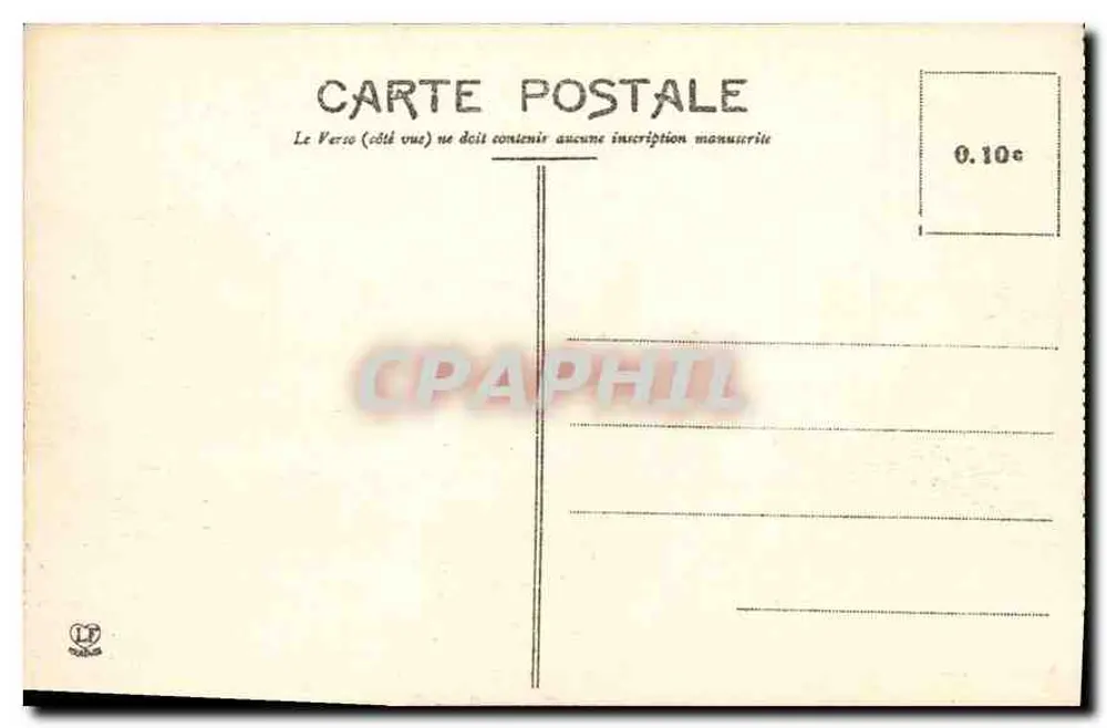 Les Barres-Pyrénées — La Catena dei Pirenei — Fototipo Langlois Frères Toulouse - Verso