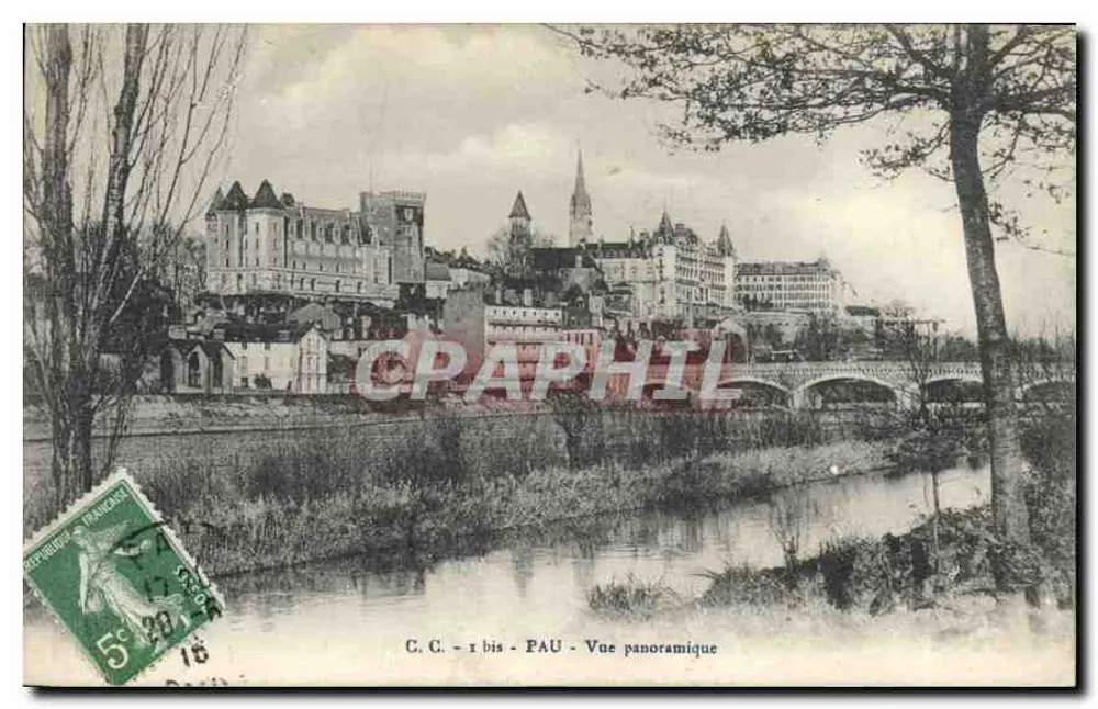 PAU - Panoramische uitzicht — C.C. - x bis — uitgever C.C. (C. C. ?) - Voorkant