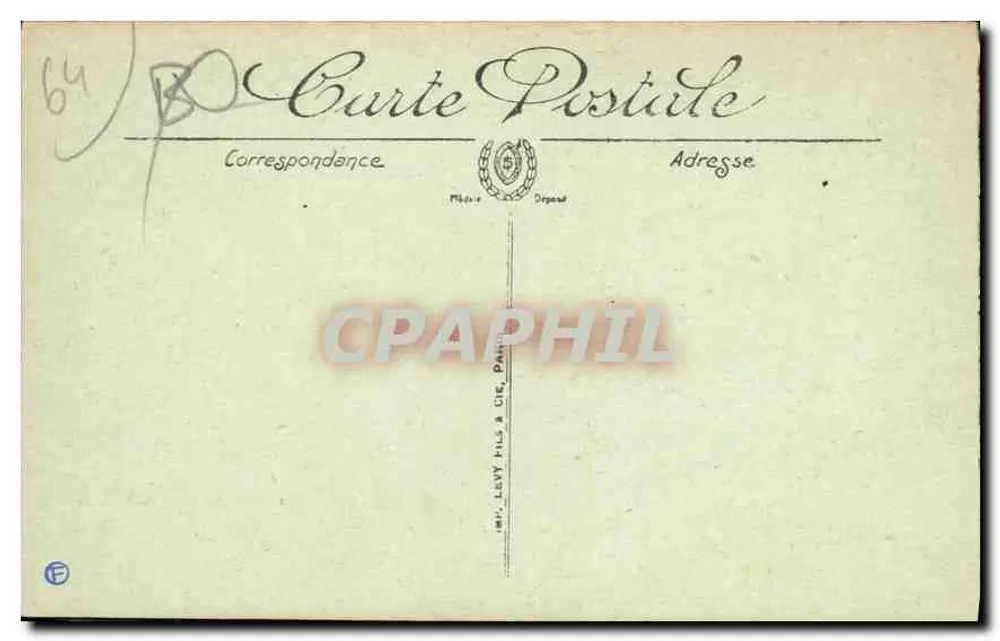 Pau — Der Funicular und das Hôtel de France — LL. — Nr. 155 - Rückseite