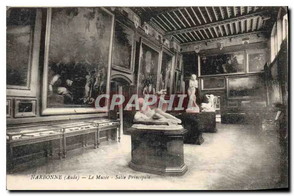 NARBONNE (Aude) — O Museu - Sala Principal - Frente