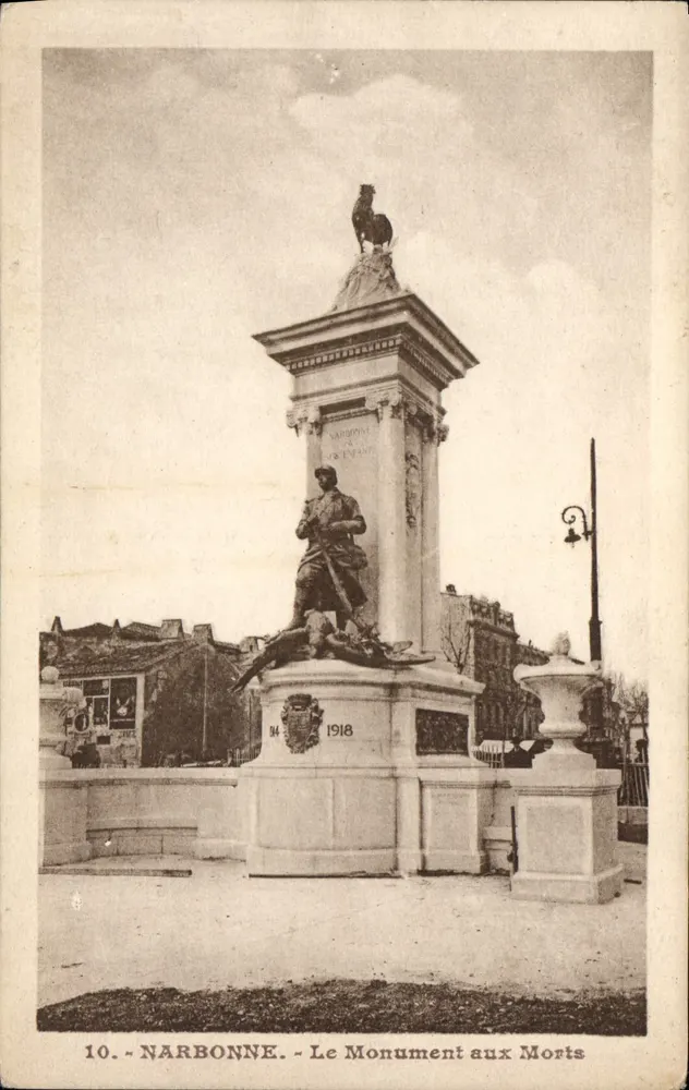 NARBONNE — Pomnik Pamięci — Phototypie R. Artébouse, n°10 - Awers